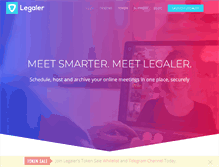 Tablet Screenshot of legaler.com